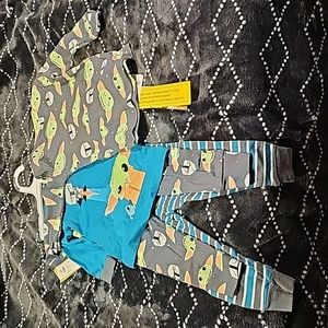 Kids pajamas Mandolorian Baby Yoda Grogu